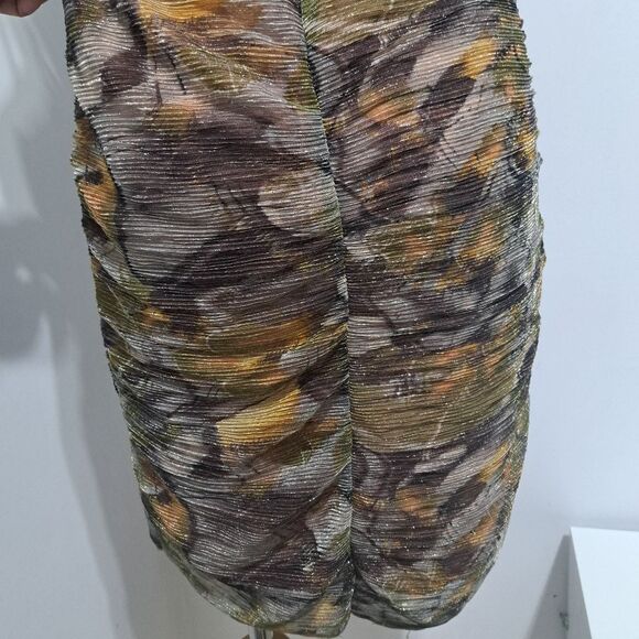 Mia Vesper The Mothra Sexy Festival Ruching Mini Dress Multi-Color Medium NWT - Picture 14 of 17